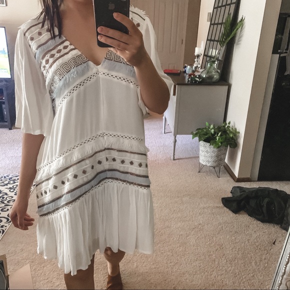 Vici Dresses & Skirts - Sequin Fringe Dress